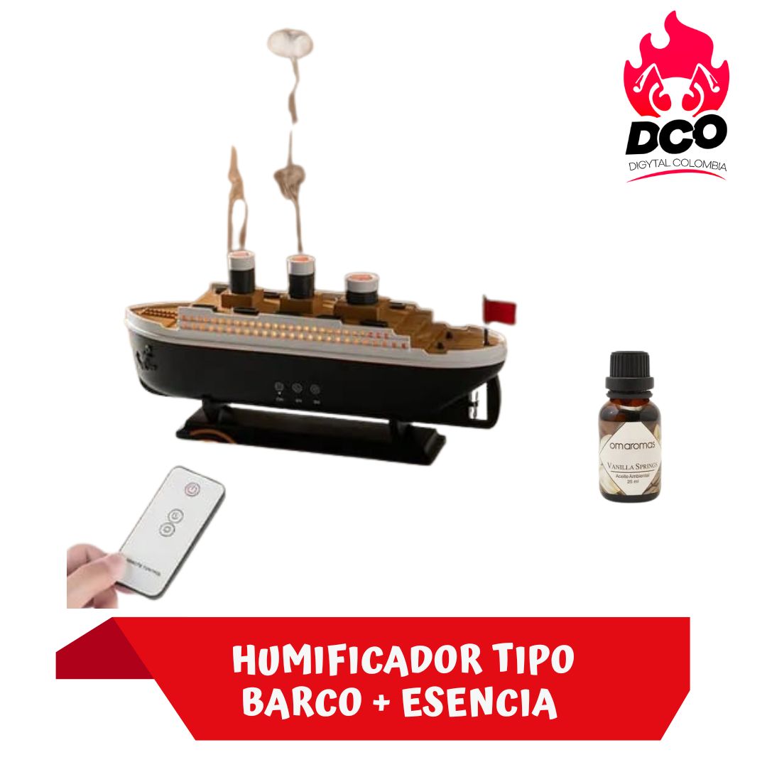 HUMIFICADOR TIPO BARCO + ESENCIA